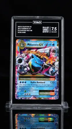 Mega Blastoise EX 22/108 - TAG 7.5 Near Mint+ - Pokemon TCG - XY Evolutions - Image 3