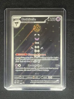 Pokemon TCG Scarlet Violet White Flare Gothitelle 211 SV Black Star Promo - Image 1