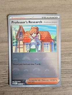 Pokemon TCG Professor's Research (Poke Ball Pattern) 085/086 Black Bolt NM - Image 1