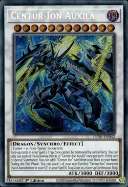 Centur-Ion Auxila - Secret Rare 1st Edition LEDE-EN042 - NM - YuGiOh - Image 1