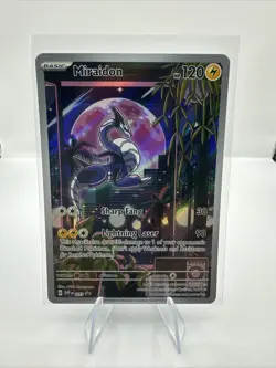 Pokemon Miraidon SVP013 Scarlet & Violet Black Star Promo Holo Card - Image 1