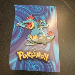 Feraligatr Die-cut Embossed Pokemon Card #160 Johto League Stage Three 9 Of 15 - Image 1
