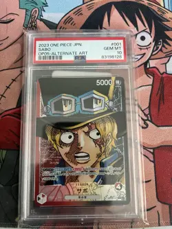 One Piece Card Game Japanese Awakening of the New Era SABO OP05-001 PSA 10 - Image 3
