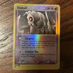 PL Duskull 61/100 Sandstorm Reverse Holo Pokemon card 2003 - Image 3