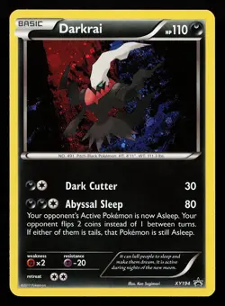 Darkrai XY194 Holo XY Black Star Promo Pokemon Card - Image 1