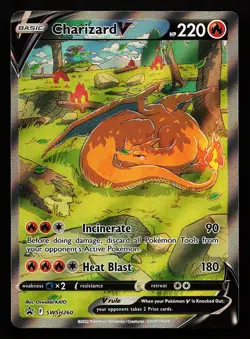 Charizard V SWSH260 Sword & Shield Promo Pokemon Card - Image 1