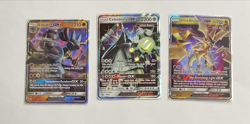 POKEMON LUCARIO GX, CELESTEELA GX, ULTRA NECROZMA GX BLACK STAR PROMO 3 CARD LOT - Image 1
