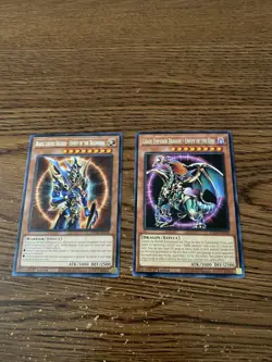 Yugioh Cards Black Luster Soldier Envoy Of Chaos Emperor Dragon Set With Gift - Image 1