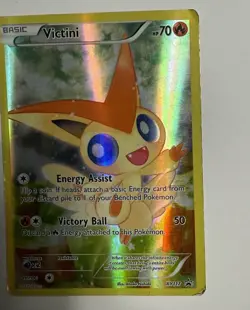 Victini XY117 Holo Promo Black Star LP Pokemon Card 2016 XY Series - Image 4