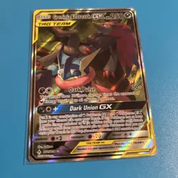 Pokemon Greninja and Zoroark GX Tag Team Alternative Art Card 201/214 MP - Image 3