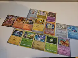 Pokemon TCG Bulk Lot 100 Mixed Cards, Random Card Selection 14 Holos Guaranteed - Image 1