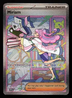 Miriam 251/198 SIR Scarlet & Violet Base Set Pokemon Card - Image 1