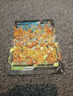 Pikachu V Union Jumbo SWSH140 Pokemon Card Black Star Promo Celebrations - Image 1