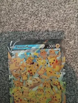 Pikachu V Union Jumbo SWSH140 Pokemon Card Black Star Promo Celebrations - Image 2