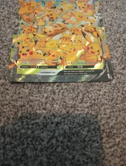 Pikachu V Union Jumbo SWSH140 Pokemon Card Black Star Promo Celebrations - Image 3