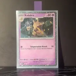 Kadabra Scarlet And Violet 151 Set 064/165 Cosmos Holo Uncommon Pokemon Card - Image 3