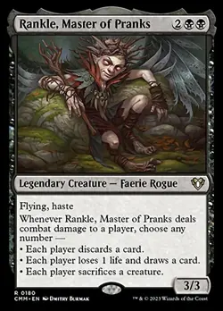 1 x Rankle, Master of Pranks - Commander Masters - NM-Mint - MTG - Image 1