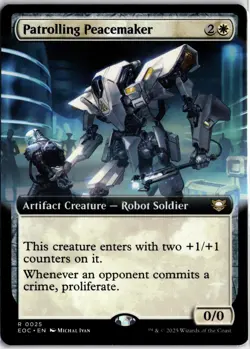 MTG #0025 Patrolling Peacemaker - Extended Art (EOC) - Image 1