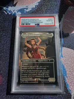 💅 2025 MTG PROMOS REGIONAL CHAMPIONSHIP AERITH GAINSBOROUGH PSA 10 Non Foil - Image 1