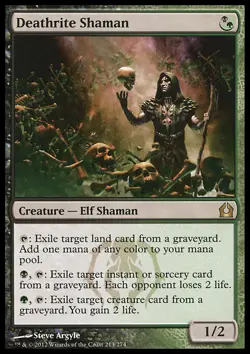 MTG Magic the Gathering Deathrite Shaman (213/286) Return to Ravnica NM - Image 1