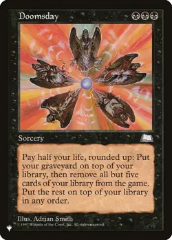 MTG Magic the Gathering Doomsday (842/1308) The List NM - Image 1
