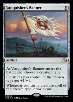 MTG Vanquisher's Banner (388/542) March of the Machine Commander NM - Image 1