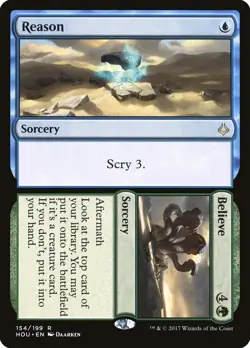 MTG Magic the Gathering Reason (154/257) Hour of Devastation NM - Image 1
