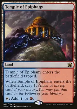 MTG Magic the Gathering Temple of Epiphany (72/80) DD Elves vs. Inventors LP - Image 1