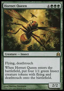 MTG Magic the Gathering Hornet Queen (159/320) Commander LP - Image 1