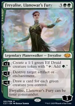 MTG Freyalise, Llanowar's Fury (1/8) Commander Collection Green NM - Image 1