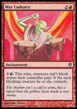 MTG Magic the Gathering War Cadence (128/357) Commander 2013 LP - Image 1