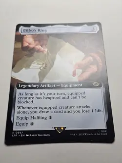 Bilbo's Ring (Borderless) LTR 397 rare magic mtg lotr lord of the rings legend - Image 2