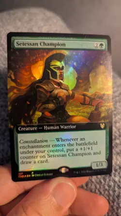 1x Setessan Champion Foil Extended Art NM - THB Magic MTG x1 - Image 1