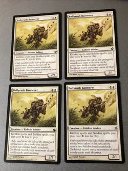 Ballyrush Banneret X4 Morningtide Ex/NM Condition See Pics Front Back - Image 1