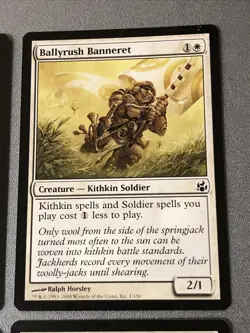 Ballyrush Banneret X4 Morningtide Ex/NM Condition See Pics Front Back - Image 3