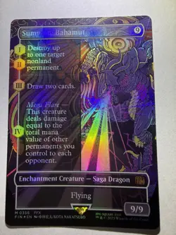 Summon: Bahamut (Borderless) 356 Final Fantasy Foil - Image 1