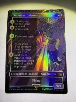 Summon: Bahamut (Borderless) 356 Final Fantasy Foil - Image 2