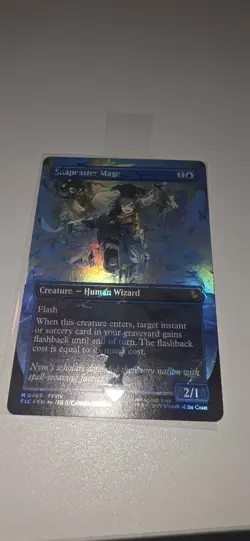 Snapcaster Mage (Borderless) (Chocobo Foil) Final Fantasy Magic The Gathering - Image 1