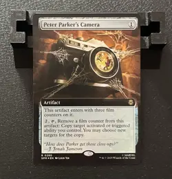 Peter Parker's Camera #280 Extended Art FOIL Rare Magic MTG - Image 1