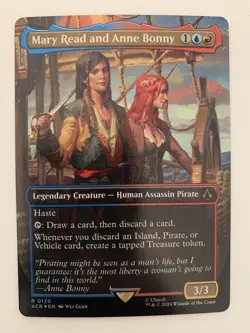 Mary Read and Anne Bonny (Borderless) Universes Beyond: Assassin's Creed Foil NM - Image 1