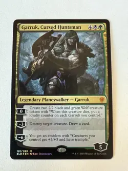 Garruk, Cursed Huntsman Throne of Eldraine Foil X1 - Image 1