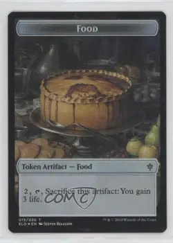 Wolf // Food (Token) Foil Magic: Throne of Eldraine ELD s #T-014//015 - Image 2