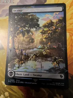 Swamp (Chocobo Track Foil) - Commander: FINAL FANTASY MTG NM - Image 2