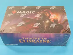 Magic The Gathering Throne of Eldraine Sealed Booster Box English 2019 Tiny Dent - Image 1