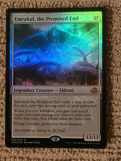 MTG FOIL EMRAKUL, THE PROMISED END Eldritch Moon NM Near Mint - Image 1