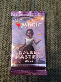 Magic: The Gathering Double Masters 2022 Draft Booster (Single Pack) 195166168654 - Image 1