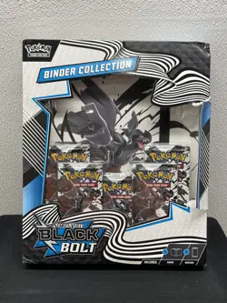 Pokemon TCG: Scarlet & Violet Black Bolt - Binder Collection Unopened See Desc - Image 1