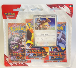 Pokemon TCG: Scarlet & Violet Destined Rivals 3 Pack Triple Blister Kangaskhan - Image 1