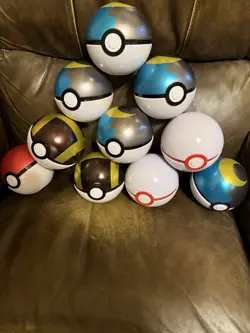 Pokemon Pokeball Tin EMPTY Display Container (NO PACKS) (10) Tins - Image 1