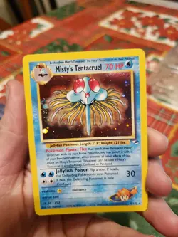 Pokemon TCG Misty's Tentacruel 010/132 Gym Heroes Holo - Image 1